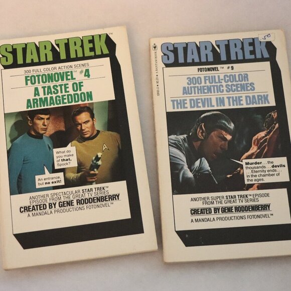 Star Trek Star Trek Fotonovel Number 4 and 9,  paperback book - Picture 3 of 4